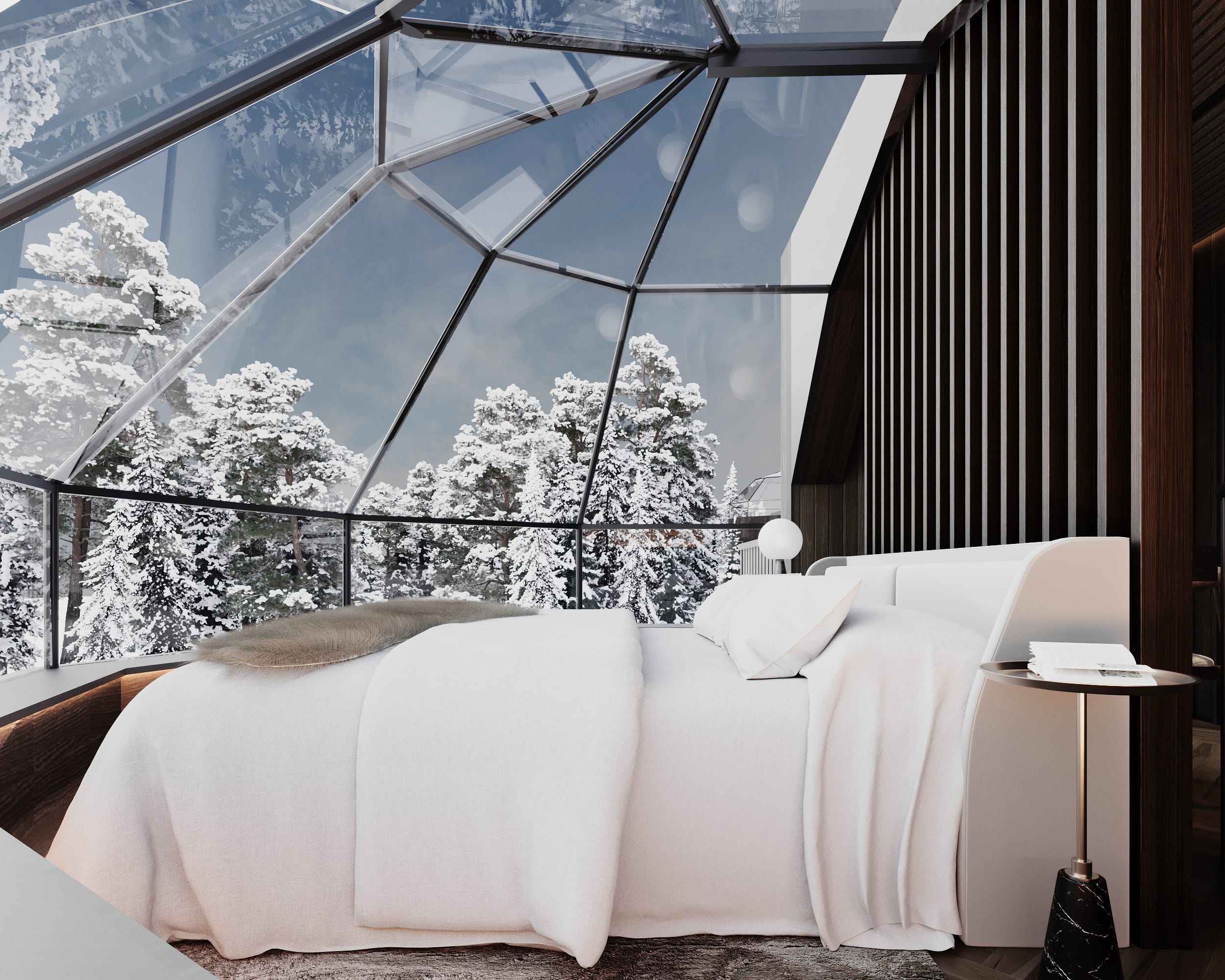 igloo hotel, lapland glass igloo