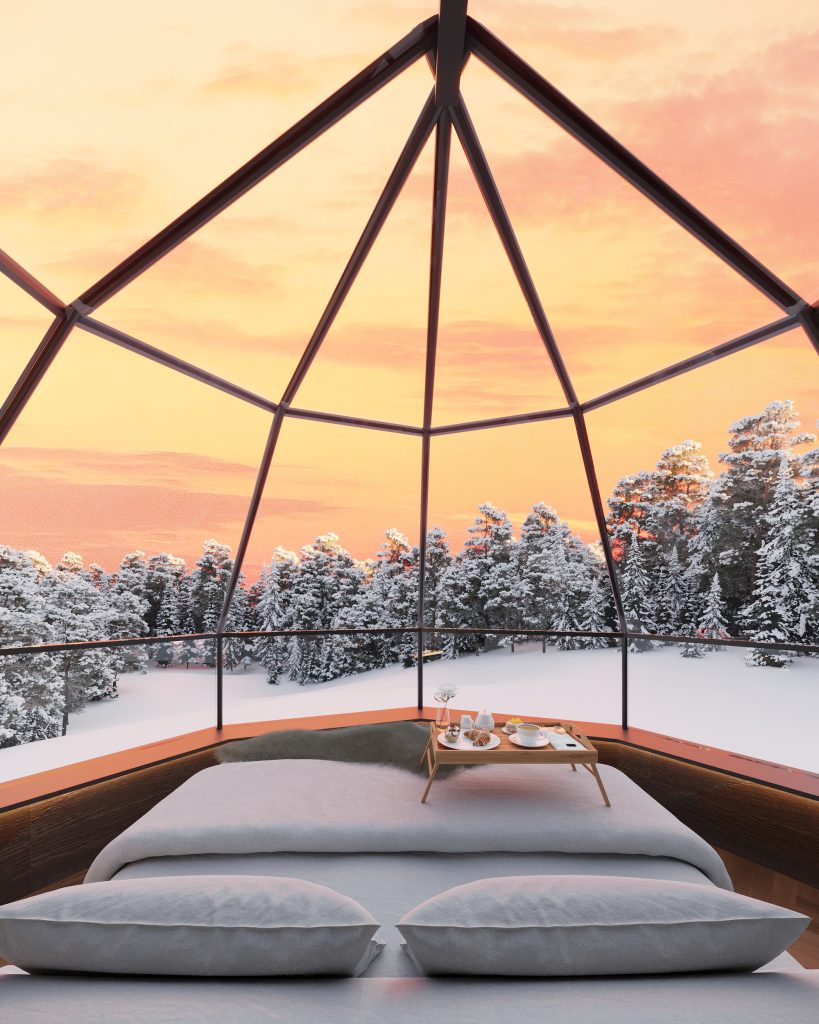 glass igloo