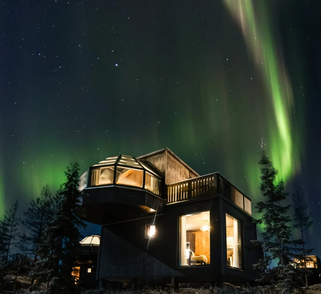 lapland glass igloo
